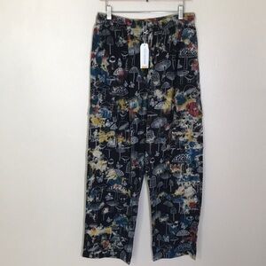 NEW Unisex Mushroom Print Cargo Pants